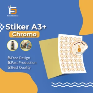 Cetak Stiker A3+ Kromo - Chromo Kemasan Produk - Label Makanan - Label Minuman