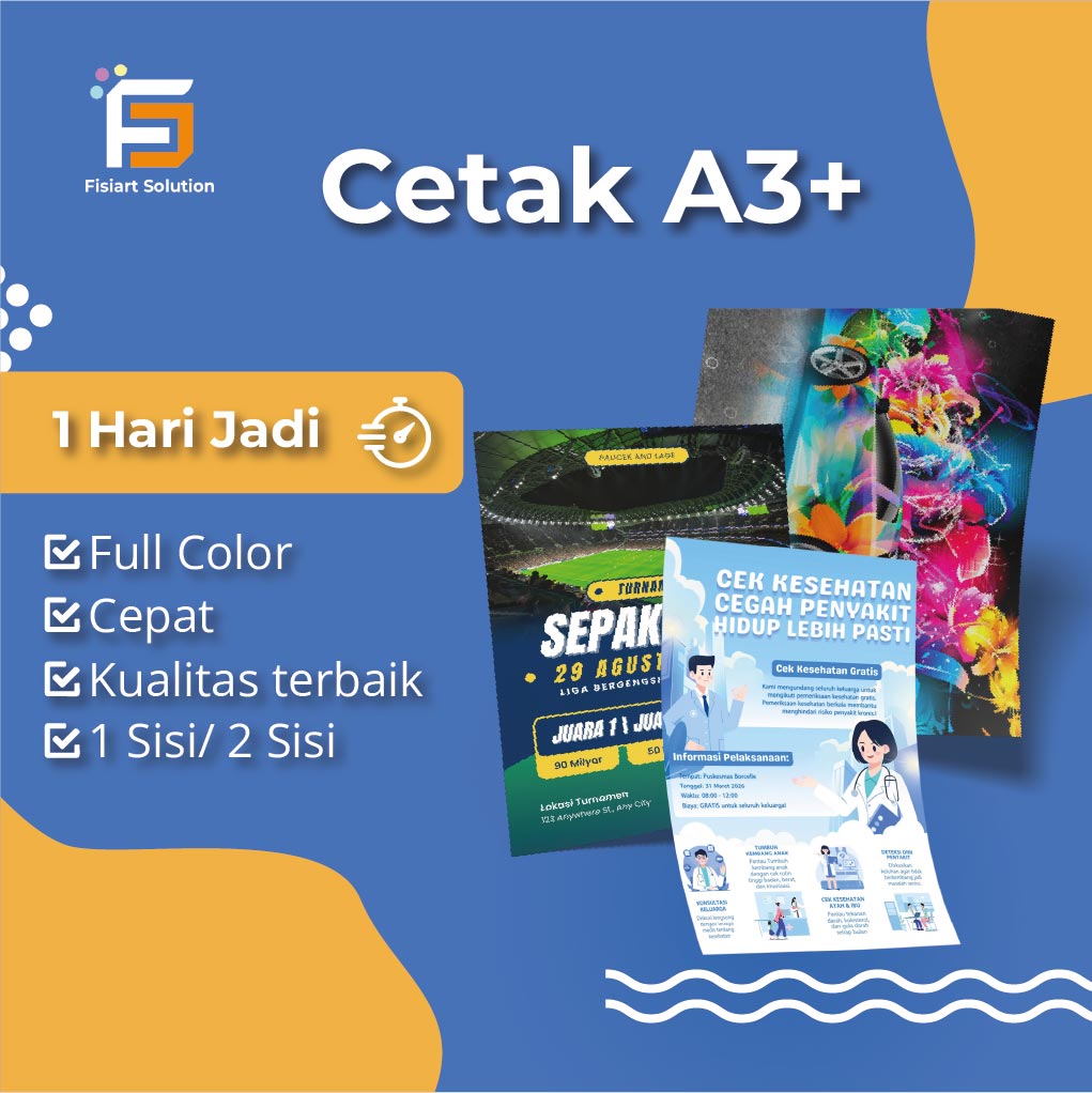 cetak A3+ fisiartsolution