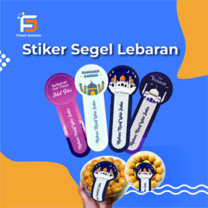 Cetak Stiker Segel Lebaran Toples Kue Idul Fitri - Stiker Kue Lebaran - Hampers – Sticker Kemasan Parcel